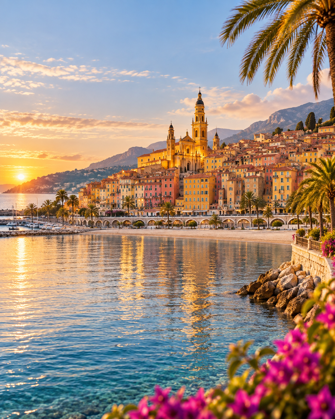 Menton on the French Riviera
